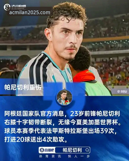 阿根廷锋线新星重伤憾别世界杯，战术拼图缺失引行业关注